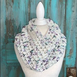 Cowl Scarf, Hand Made, Water Color